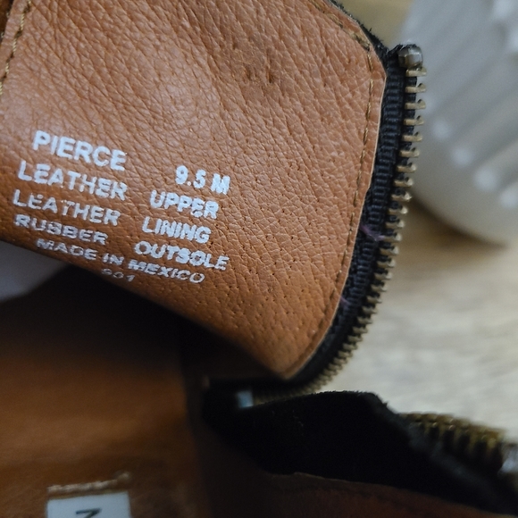 🖤STEVE MADDEN Pierce Black Suede Block Heel Ankle Boots Size 9.5 - Picture 10 of 13